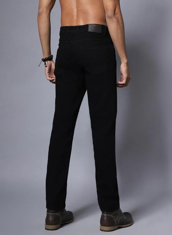 هاي ستار جينز رجالي أسود بقصة مريحة